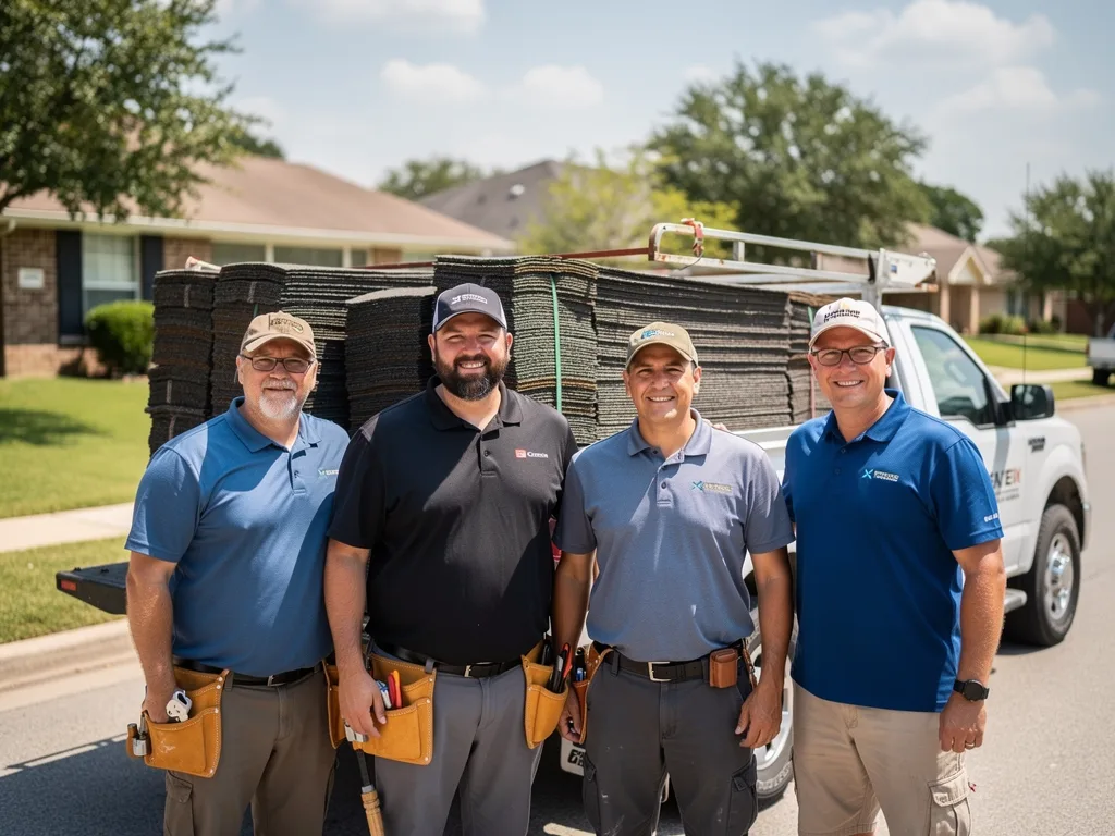 Roofers Austin Texas Co team